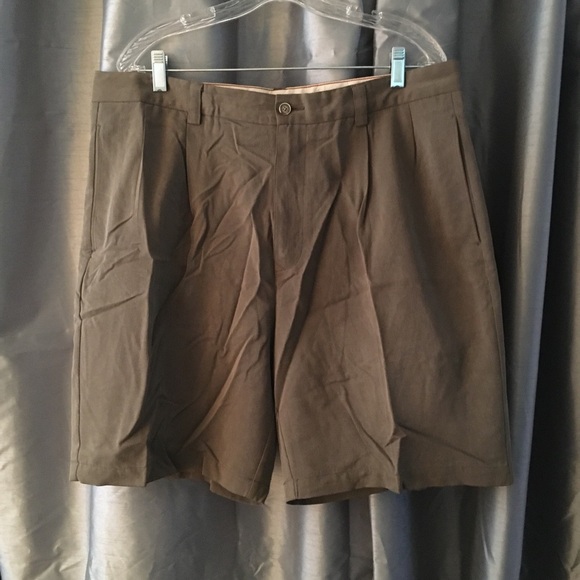 Tommy Bahama brown silk shorts, men’s size 36 - Picture 1 of 3